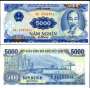 VIETNÃ P108 5.000 DONG 1991 FE